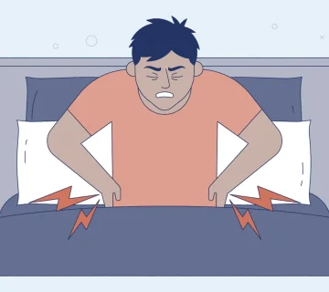 کمردرد در تختخواب