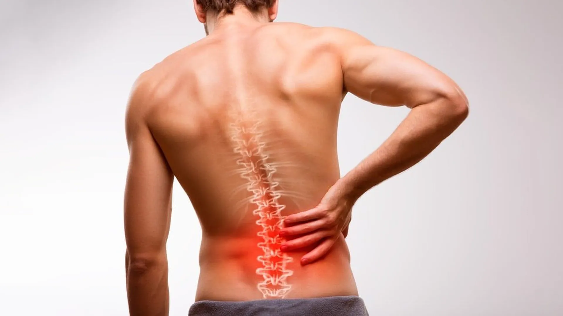 استخوان های کمر مرد